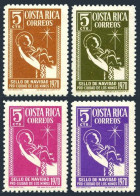 Costa Rica RA45-RA48, MNH. Michel Zw 49-52. Tax. Christmas 1970. Child. - Costa Rica