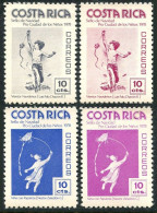 Costa Rica RA77-RA80, MNH. Michel Zv 81-84. Boy With Kite, Girl Flying Kite. - Costa Rica