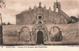 ITALIE - Siracusa - Chiesa Di S. Giovanni Delle Catacombe - Carte Postale - Siracusa