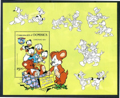 Dominica 874, MNH. Mi . Christmas 1984. Donald Duck By Walt Disney, 50th Ann. - Dominica (1978-...)