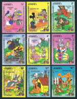Dominica 832-840, 841, MNH. Mi 841-850. Easter 1984. Walt Disney Characters. - Dominique (1978-...)