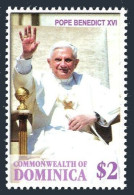 Dominica 2562, MNH. Pope Benedict XXVI, 2005. - Dominica (1978-...)