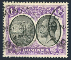 Dominica 66, Used. Michel 69. Seal Of Colony, King George V, 1933.  - Dominica (1978-...)