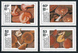 Dominica 1024-1027, MNH. Michel 1036-1039. CAPEX-1987. Mushrooms. - Dominique (1978-...)
