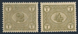 Dominican Republic J9-J10,MNH.Michel P9-P10. Postage Due Stamps,1913.Numeral. - Dominica (1978-...)