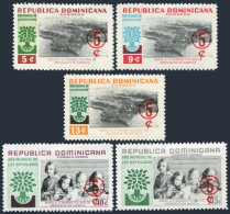 Dominican Rep B31-B33, Hinged. Michel 717-721. World Refugee Year WRY-1960. - Dominica (1978-...)