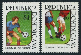 Dominican Rep 1163-1164,MNH.Mi 1706-1707. World Soccer Cup Atlanta,USA-1994. - Dominica (1978-...)