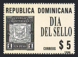 Dominican Rep 1235,MNH.Michel 1813. Stamp Day 1996. - Dominique (1978-...)