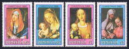 Dominica 979-982,983,MNH. Mi 993-996,Bl.114. Christmas 1986. Paintings By Durer. - Dominica (1978-...)