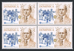 Dominica 1962 Block/4,MNH.Michel 2345. Paul P.Harris,founder Of Rotary.1997. - Dominica (1978-...)