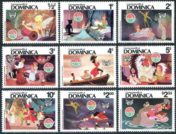 Dominica 679-687, 688, MNH. Mi 691-700. Christmas 1980. Walt Disney: Peter Pan. - Dominique (1978-...)