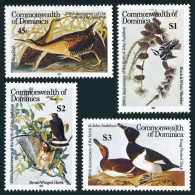 Dominica 891-894,895,MNH.Mi 905-908,Bl.97. Audubon Birds 1985.Rail,Warbler,Hawk, - Dominique (1978-...)