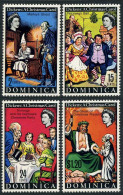 Dominica 304-307,307a,MNH.Mi 303-306,Bl.5. Christmas Carol,Charles Dickens,1970. - Dominique (1978-...)