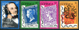 Dominica 608-611 Perf 14, MNH. Michel 615A-618A. Sir Rowland Hill, 1979. Stamps. - Dominica (1978-...)