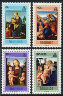 Dominica 287-290,290a, MNH. Filippino Lippi, Raphael, Perugino, Bottichelli,1969 - Dominique (1978-...)