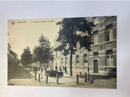 Termonde  - Le College Et Marchée Au Bétail . - Other & Unclassified