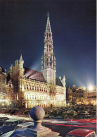 BELGIQUE - Bruxelles - Illumination De L'hôtel De Ville - Colorisé - Carte Postale - Other & Unclassified