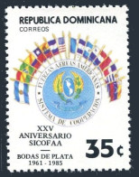 Dominican Rep 937, MNH. Mi . American Airforces Cooperation, 25th Ann. 1985. - Dominican Republic