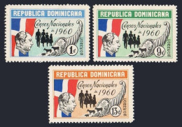 Dominican Republic 512-514, MNH. Michel 693-695. Census 1960. Symbols. - Dominicaanse Republiek