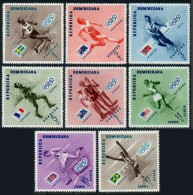 Dominican Rep 479-C102 Sheets/70,MNH.Mi 585-592. Olympics Melbourne-1956.Winners - Dominicaanse Republiek