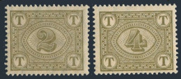 Dominican Republic J9-J10,MNH.Michel P9-P10. Postage Due Stamps,1913.Numeral. - Dominikanische Rep.
