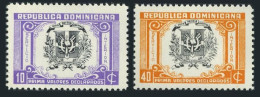 Dominican Rep G26-G27,MNH.Mi A846-B846. Insured Letter Stamps 1966. Coat Of Arms - Dominikanische Rep.