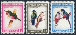 Dominican Rep 602-604, MNH. Mi 830-831,834. Bird 1964. Tody, Hummingbird, Trogon - Dominicaine (République)