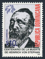 Dominican Rep 1252,MNH.Michel 1851. Heinrich Von Stephan,founder UPU,1997. - República Dominicana