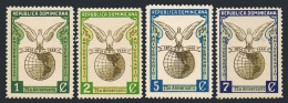 Dominican Rep 433-436, MNH. Michel 495-498. UPU-75, 1949. Pigeon, Globe. - República Dominicana