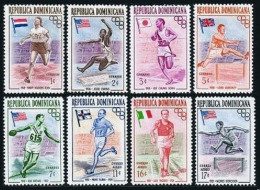 Dominican Republic 474-C99, MNH. Mi 560-567. Olympics Melbourne-1956. Winners. - Dominican Republic