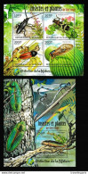 Burundi 2012 Blocs Endangered Insects And Plants S/S MNH/ ** - Otros & Sin Clasificación