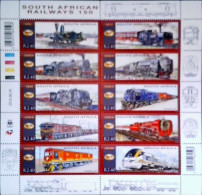 South Africa - 2010 SA South African Railways 150  MNH - Unused Stamps