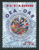 Ecuador 1709, MNH. 34th General Assembly Of OAS, 2004. - Ecuador