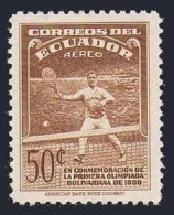 Ecuador C67,hinged.Michel 415. 1st Bolivarian Games 1938.Tennis. - Ecuador