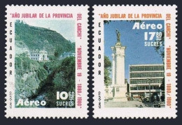 Ecuador C707-C708, MNH. Mi 1883-1884. Carchi Province, 1980. Governor's Palace, - Equateur