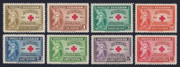 Ecuador 440-443 MNH,C131-C134,hinged.Mi 555-562. International Red Cross-80.1945 - Equateur