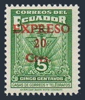 Ecuador E6,MNH.Michel 584. Special Delivery,1945.Surcharged EXPRESO 20 Ctvs. - Equateur
