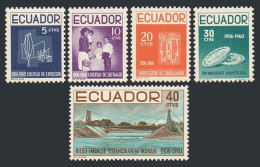 Ecuador 671-675, MNH. Mi 1048-1052. Achievements Of Pres. Camilo Ponce Enriquez. - Equateur