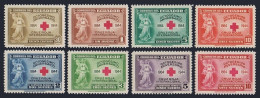 Ecuador 440-443, C131-C134, MNH. Mi 555-562. International Red Cross-80. 1945. - Ecuador