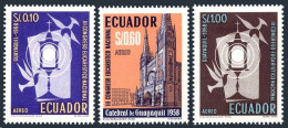 Ecuador C327-C329, MNH. Michel 974-976. Eucharist Congress, 1958. - Equateur