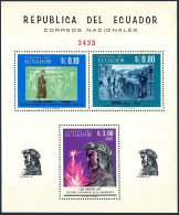 Ecuador 750Cd Perf,imperf,MNH.Michel 1224-1229 Bl.20-21. Dante-700.Galileo-400. - Equateur