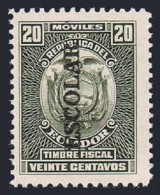 Ecuador RA71 ,MNH. Michel Zw 73. Postal Tax Stamp 1954. Arms, Eagle. - Equateur