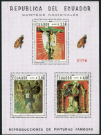 Ecuador 768F A,B Sheets, MNH. Mi Bl.47-48. Christmas 1967. By.de Ledranda,Chili. - Ecuador