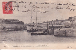 BREST(HOPITAL MARITIME) BATEAU DE GUERRE - Brest