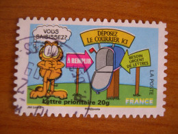 France Obl   N° 194 Cachet Rond Noir - Usati