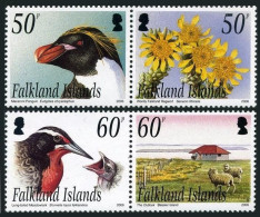 Falkland Isls 912-913 Ab Pairs,MNH. Bleaker Island 2006.Macaroni Penguin,Sheep, - Islas Malvinas