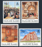Falkland 554-557, MNH. Michel 557-560. Christ Church Cathedral-100, 1992. - Falklandinseln