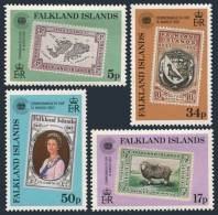 Falkland 371-374, MNH. Mi 374-377. Commonwealth Day,1983. Map, Sheep, Arms-bird. - Falklandinseln