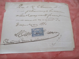 MARC DES CHAMPS CHANTEUR COMIQUE SALONS DE PARIS QUITTANCE MANUSCITE TIMBRE FISCAL 1885 CONCERCERT A ALENCON AUTOGRAPHE - Manuscripts