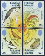 Falkland Isls 412-415, 415a, MNH. Conserve Natural Life,1984.Birds,Dolphin,Fish, - Islas Malvinas